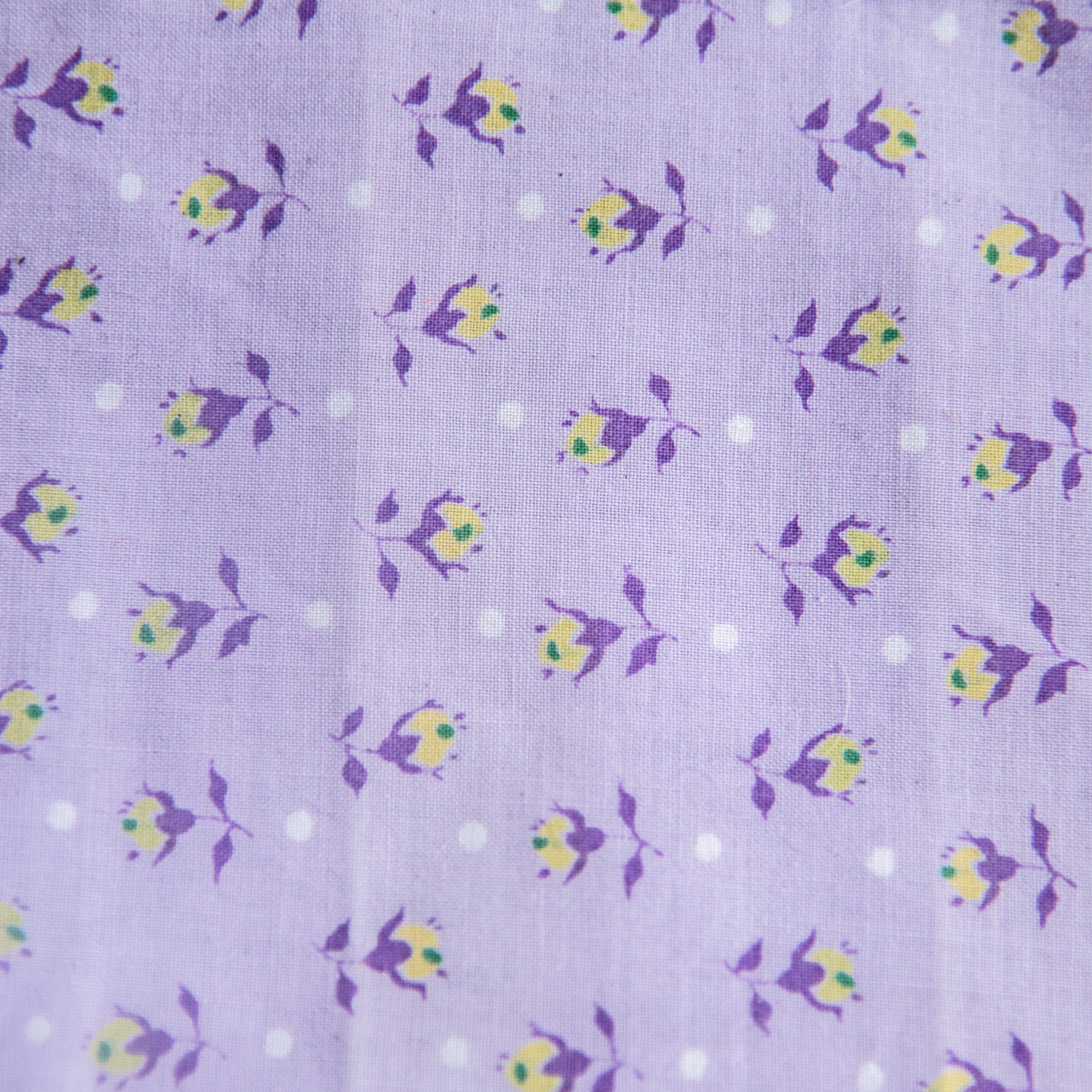Saver Pouch with 1980s Cotton Floral: Gert