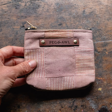Pouch with Late 1800s Quilt Block: Aisling