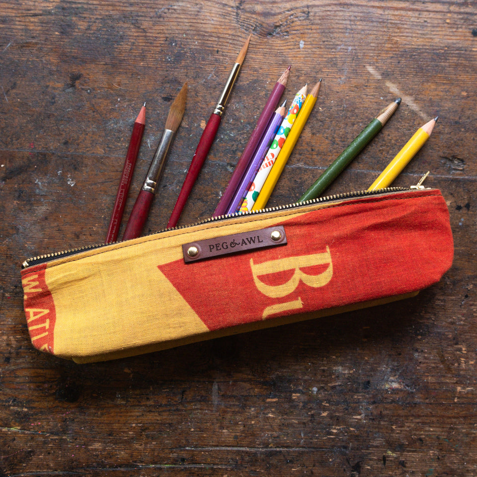 Pouch with 1960s Seed Sack: Burpee