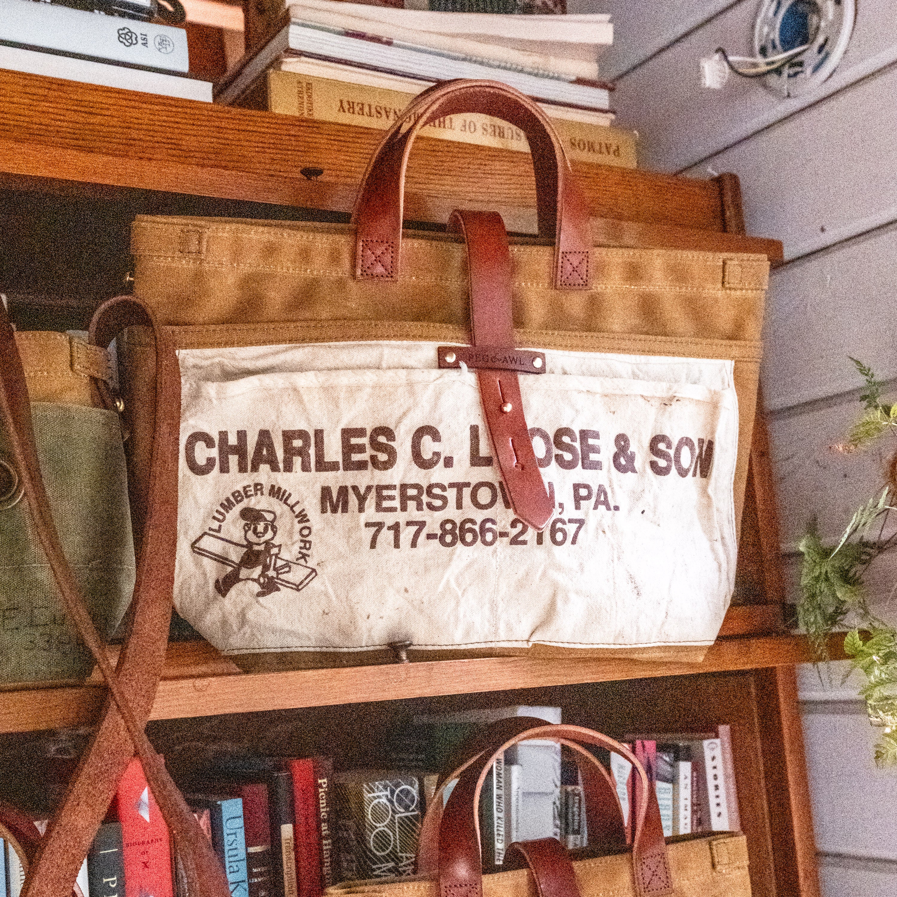 Classic Tote with Mid-Century Hardware Store Apron: Charles Loose
