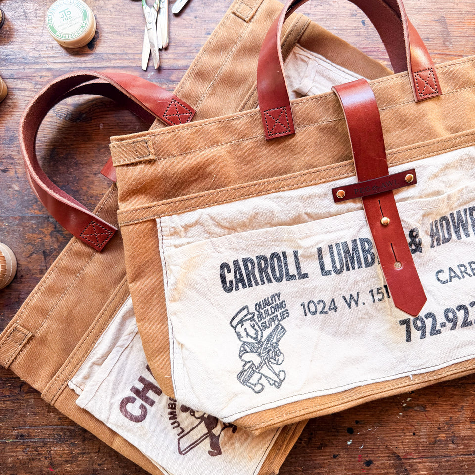 Classic Tote with Mid-Century Hardware Store Apron: Charles Loose