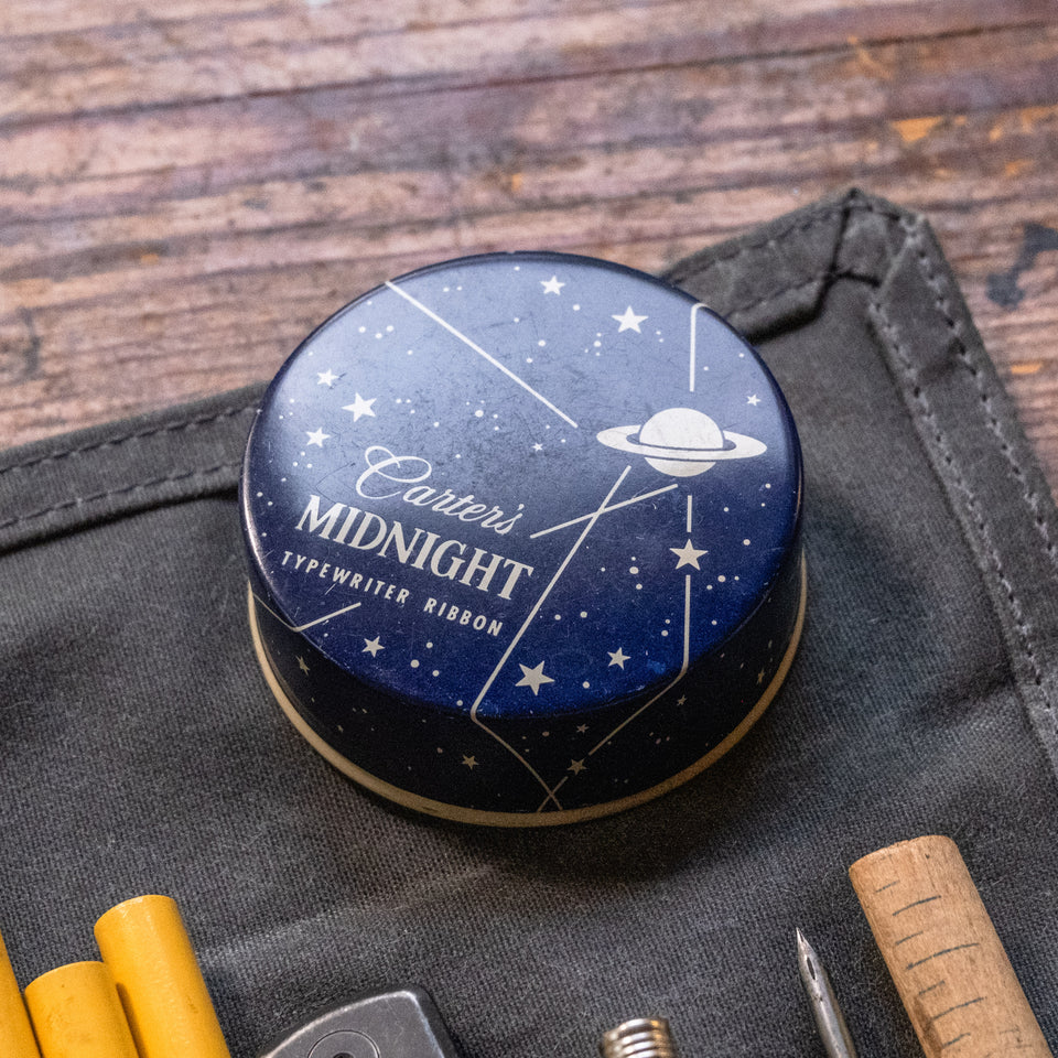 Typewriter Tinned Bookbinding Kit: Carter’s Midnight