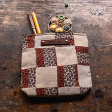 Pouch with Late 1800s Quilt Block: Elio