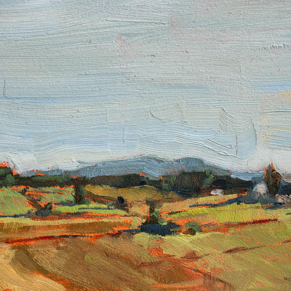 Framed Original Plein Air Painting by Walter Kent: Gettysburg, PA