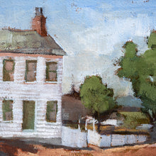 Framed Original Plein Air Painting by Walter Kent: Mark Twain’s Boyhood Home, Hannibal MO