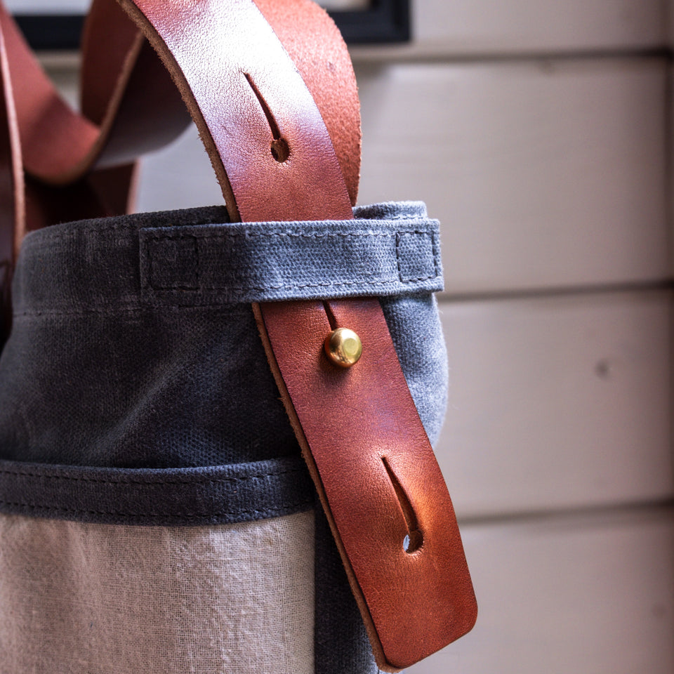 Standard Tote with Vintage Hardware Store Apron: Hechinger