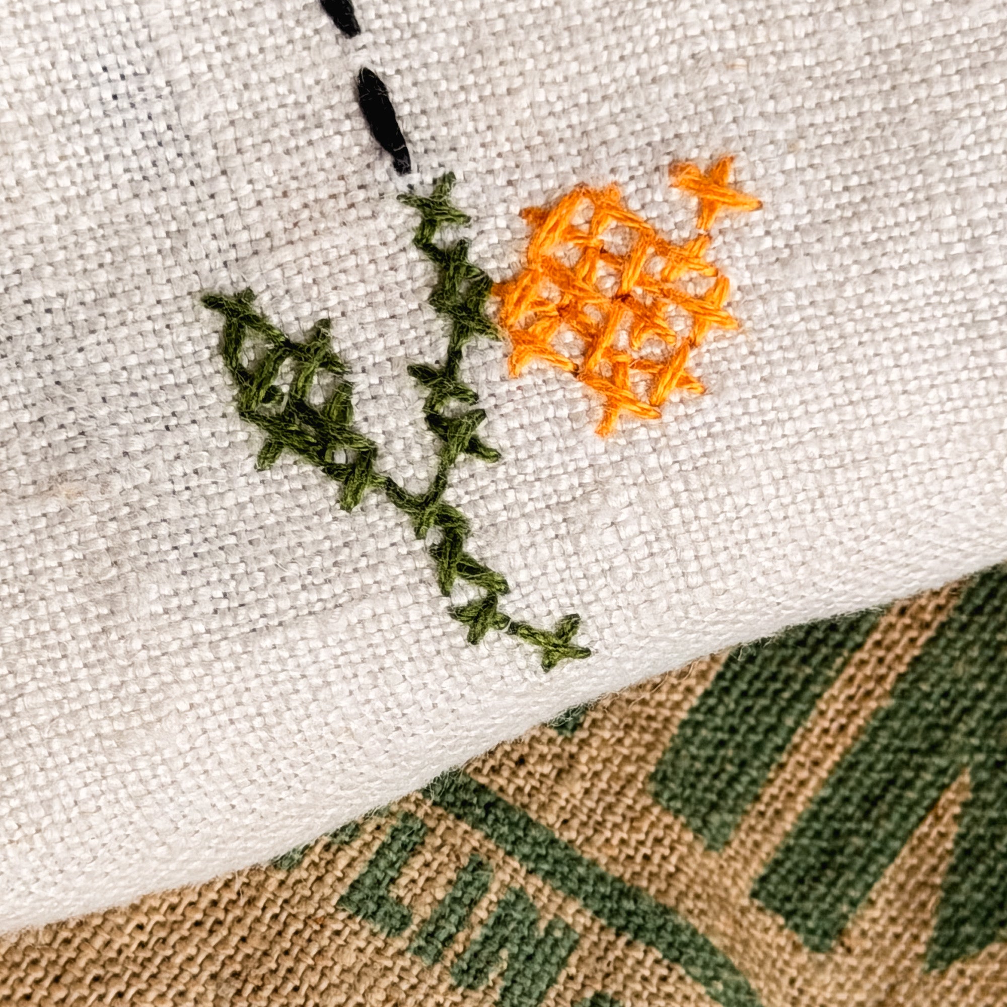 Standard Journal with Vintage Embroidery: Rosa