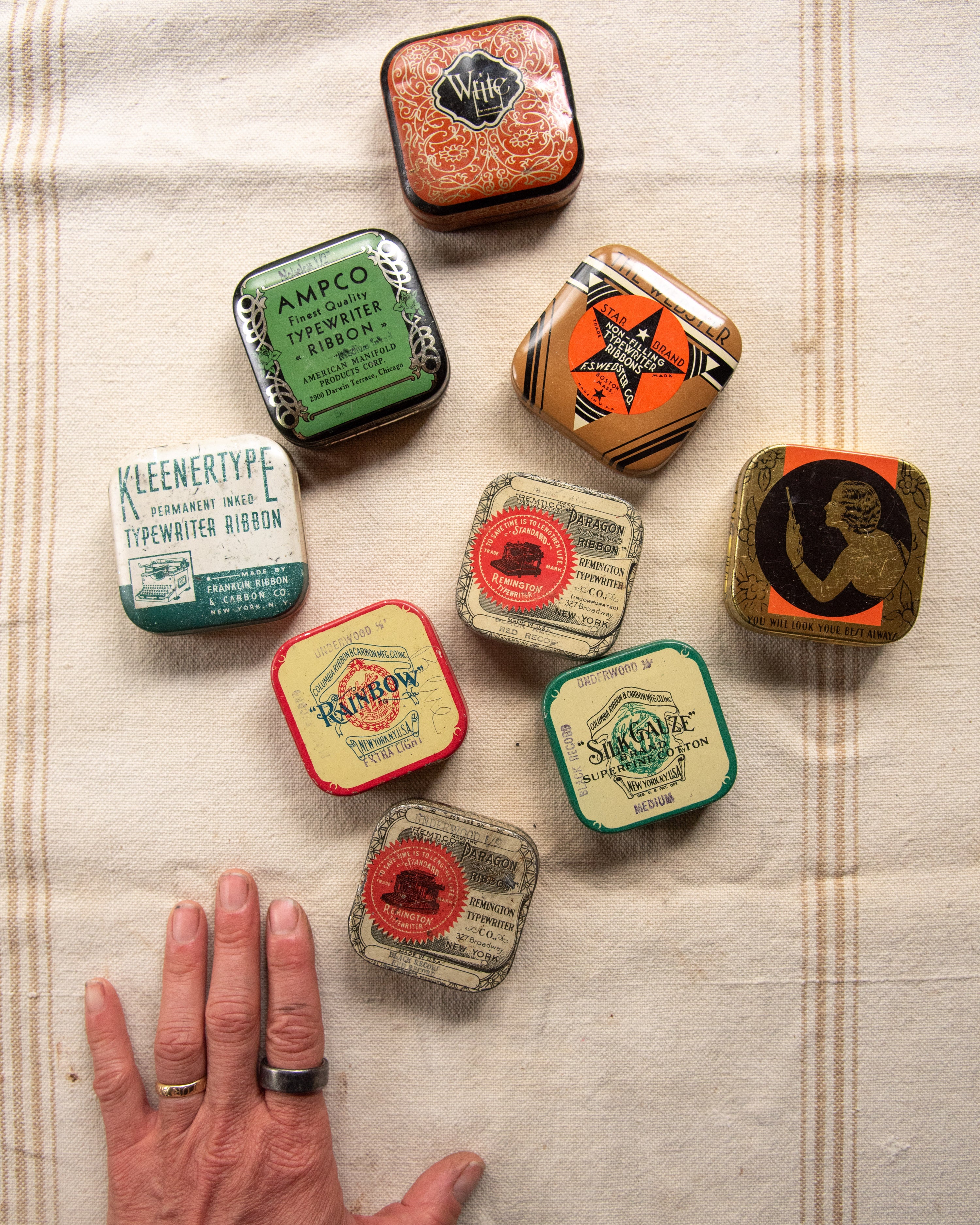 Remington Tinned Bookbinding Kit