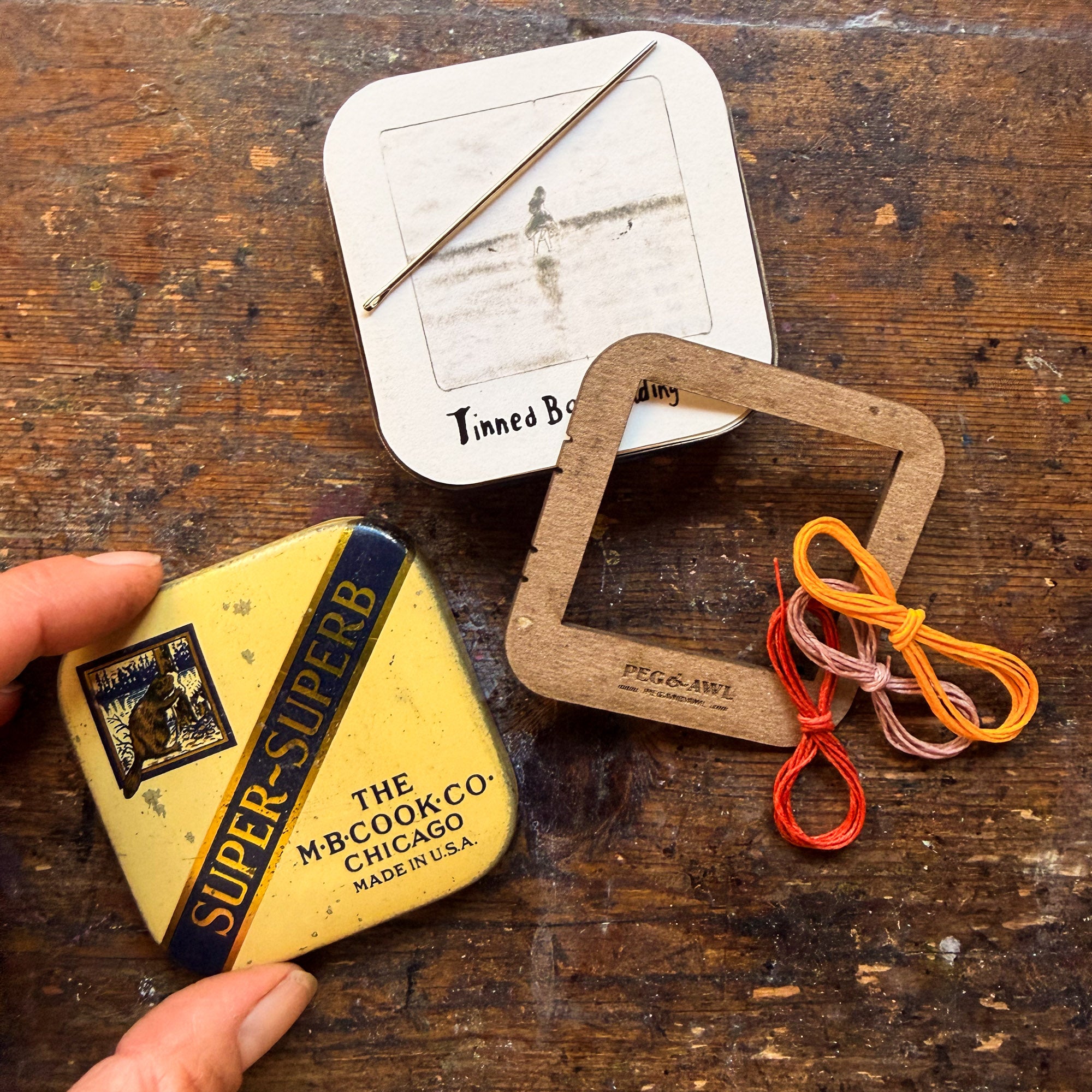 MB Cook Tinned Bookbinding Kit