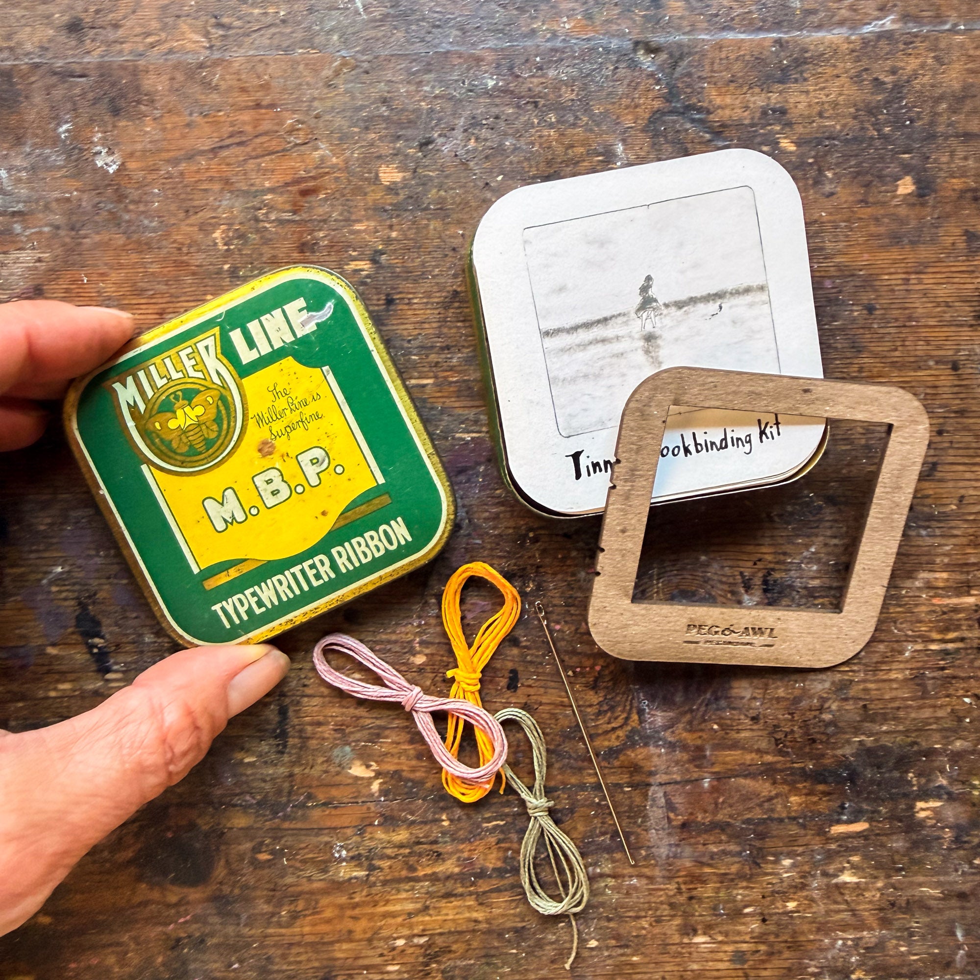 Miller Line Tinned Bookbinding Kit