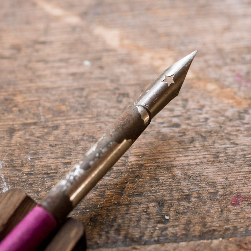Vintage Wood Dip Pens from Spain