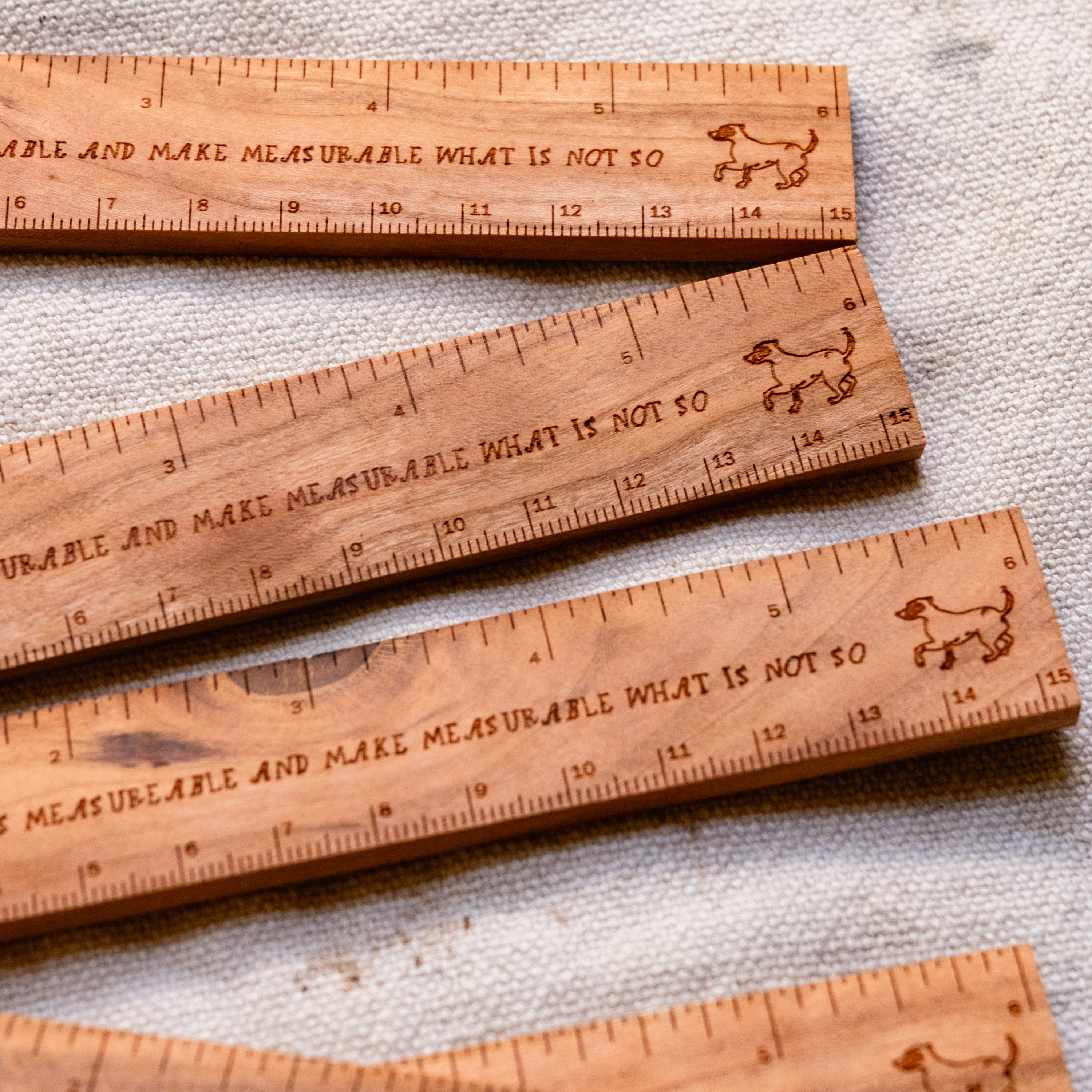 Peg and Awl Ruler: Bartram's Cherry