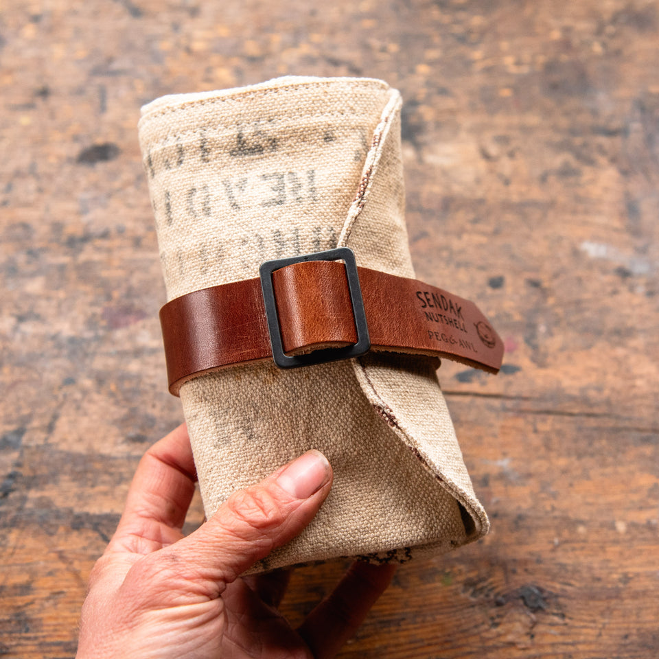 Sendak Nutshell with Antique Grain Sack: No. 2
