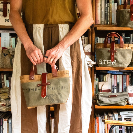 Mini Tote with Army Bag: Custer No. 2