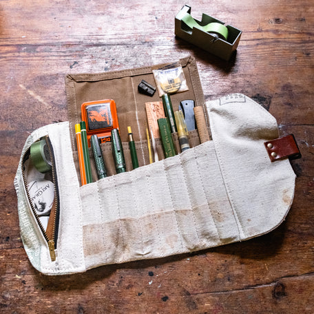 Sendak Mini Artist Roll with Vintage Feedsack: Husk