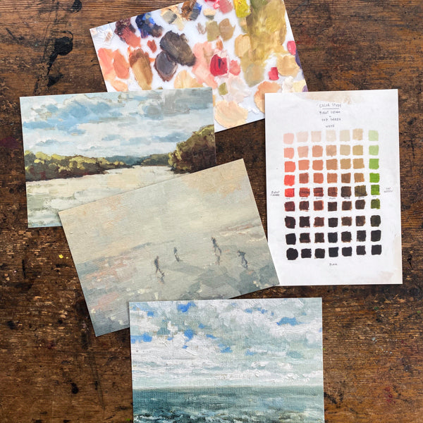 5 Postcards: Walter’s Paintings