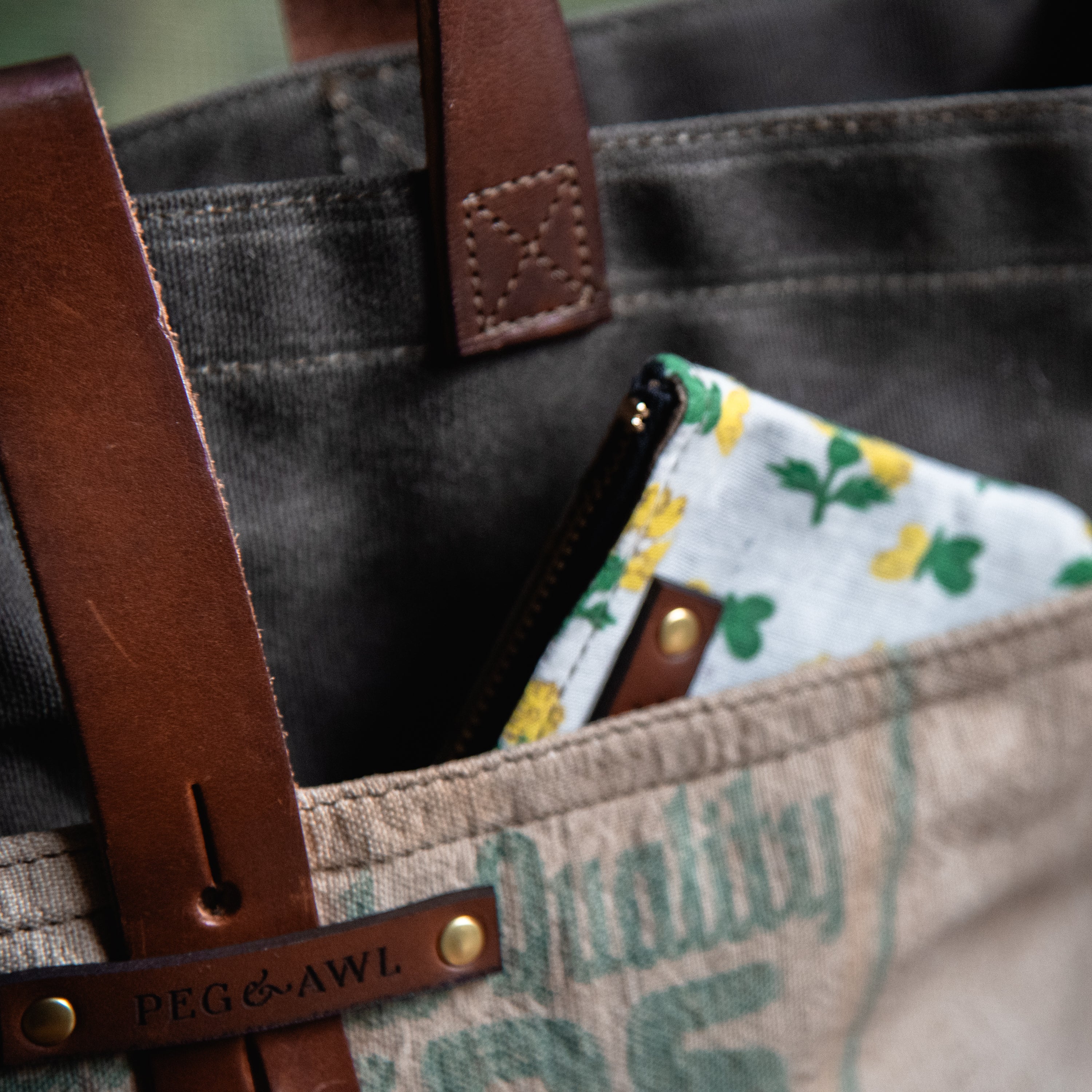 Standard Tote with Mid 1900s Seedsack: Hardy No. 2