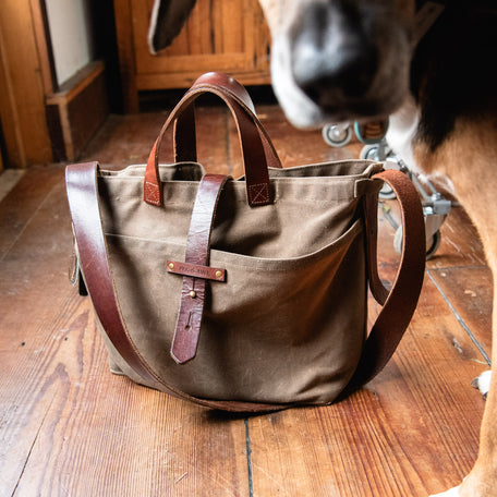 Waxed Canvas Tote