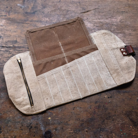 Sendak Mini Artist Roll with 1940s Bushel Cloth Seed Sack: Trinity