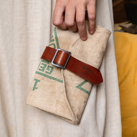 Sendak Mini Artist Roll with 1940s Bushel Cloth Seed Sack: Trinity