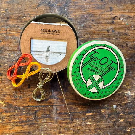 Typ-O-Typ Round Tinned Bookbinding Kit