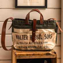 Waxed Canvas Tote with Mid-Century Apron: Walter & Sons