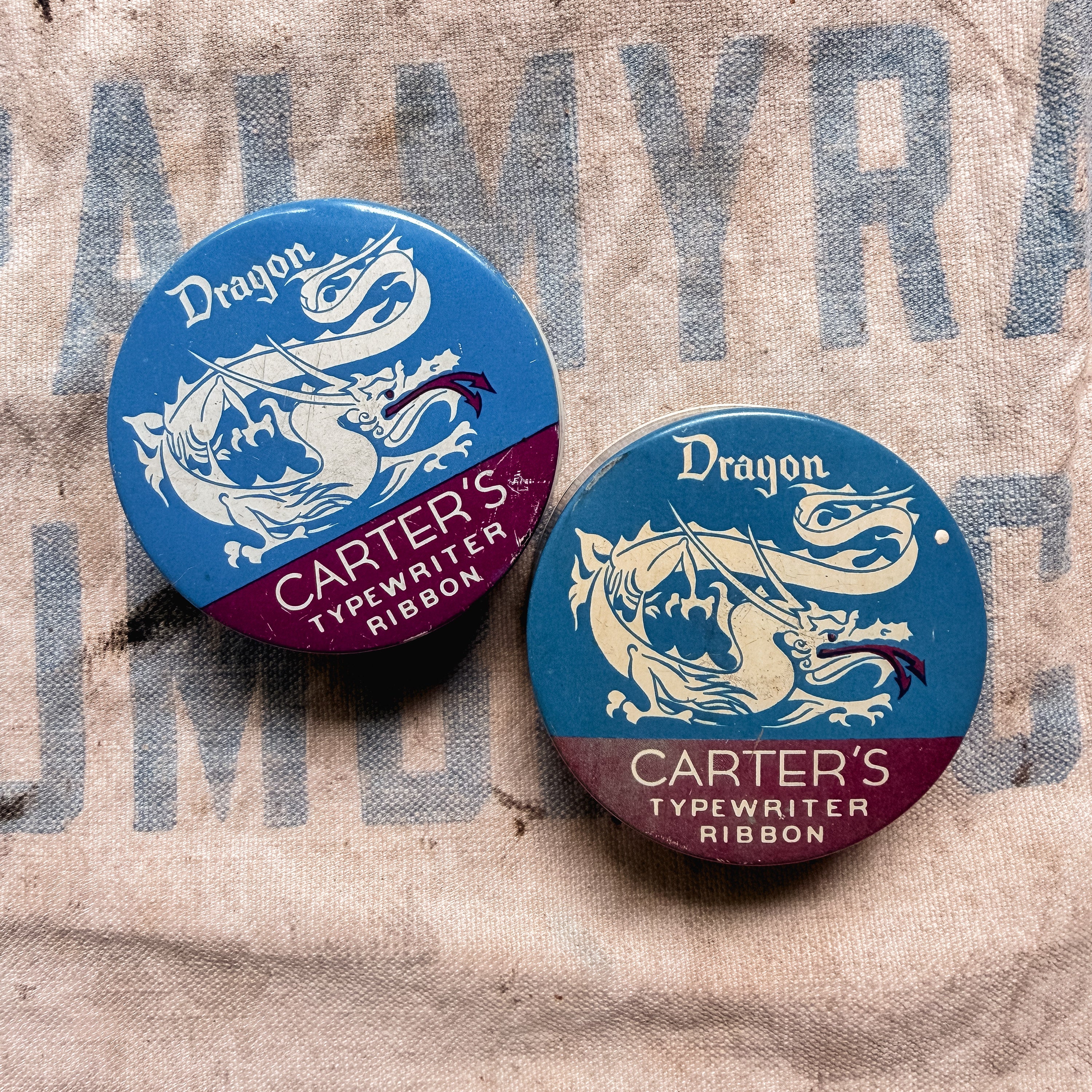 Typewriter Tinned Bookbinding Kit: Dragon