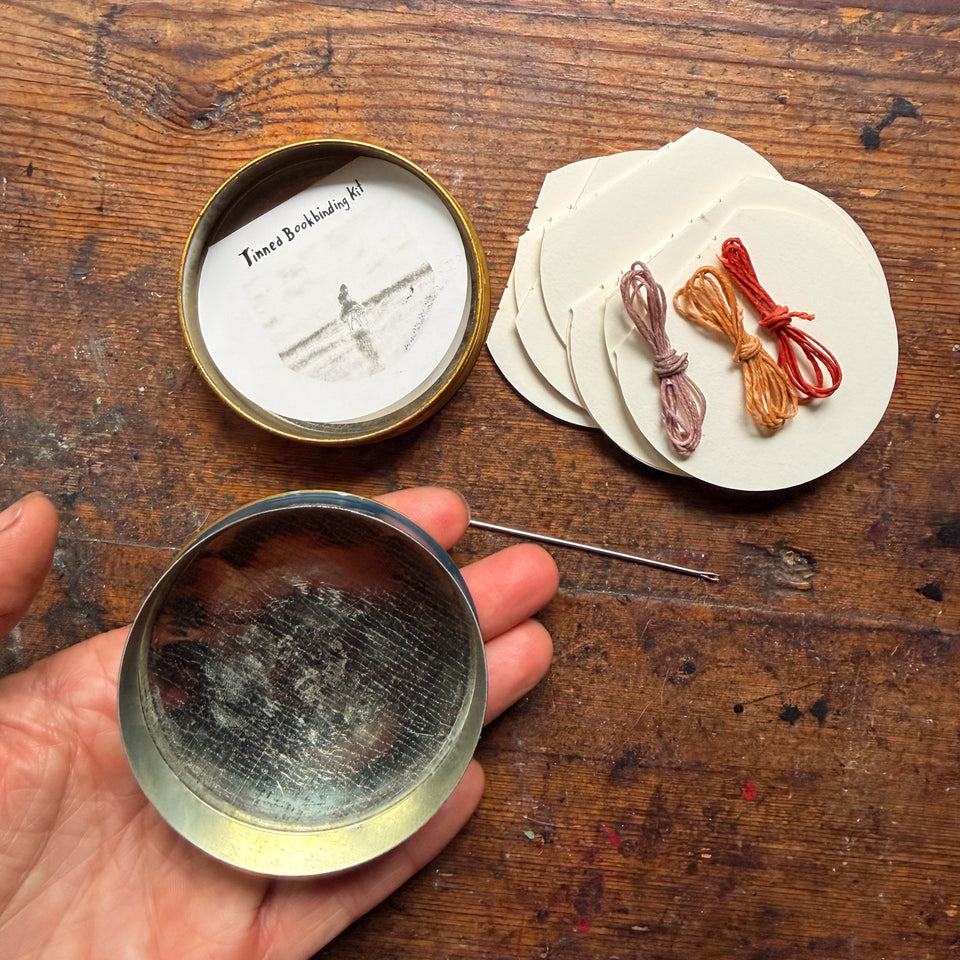 Typewriter Tinned Bookbinding Kit: Seagull