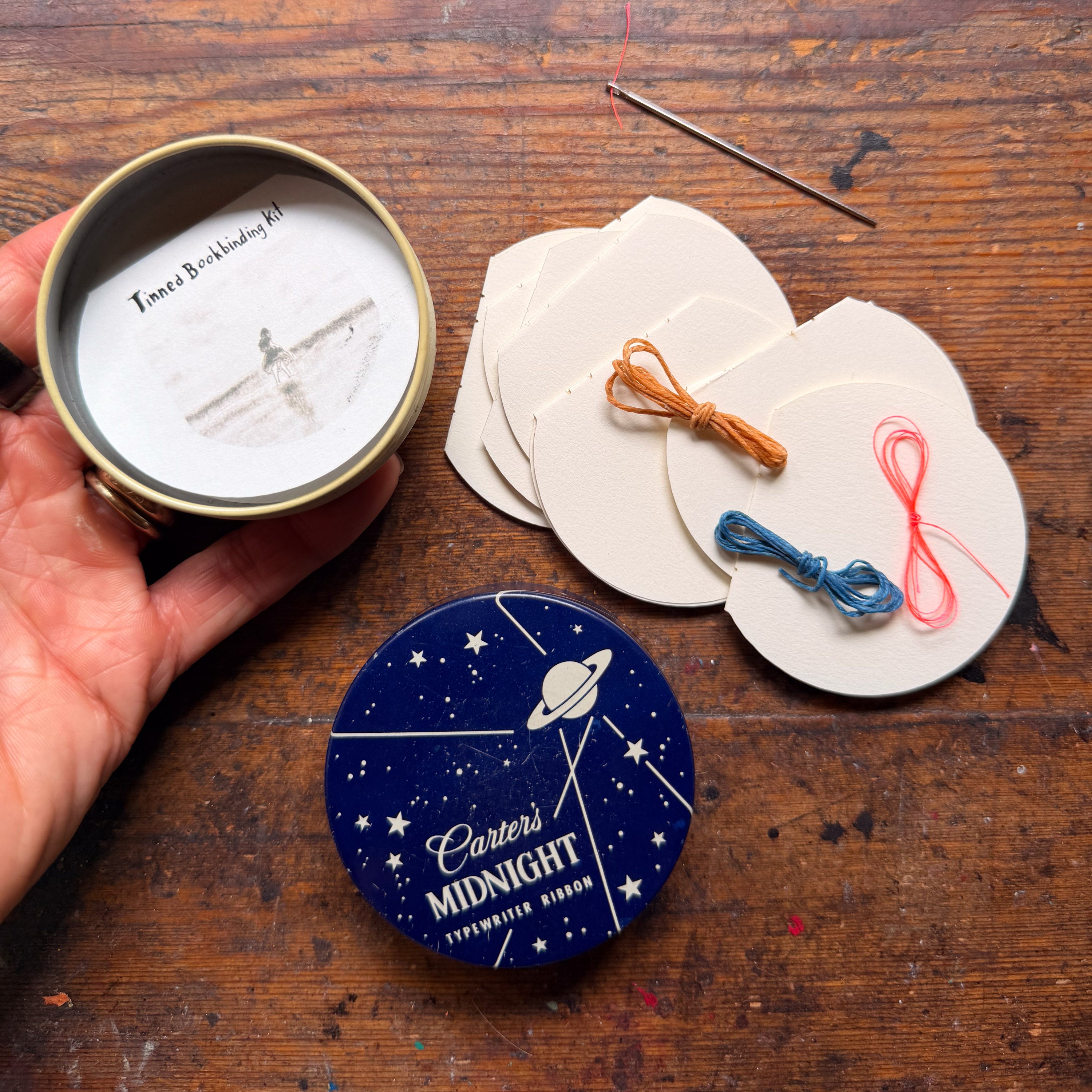 Typewriter Tinned Bookbinding Kit: Bundy