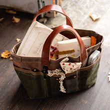 Tove Artist Tote with Army Canvas (Words + or Stitching)