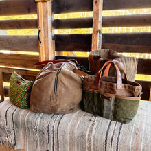 Tove Artist Tote with Army Canvas (Words + or Stitching)