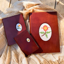 Pocket Journal with Vintage Embroidery: Felix