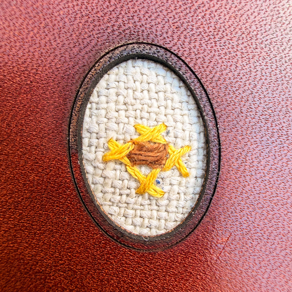 Pocket Journal with Vintage Embroidery: Felix
