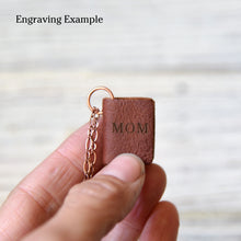 The Harper Book Necklace (brown)