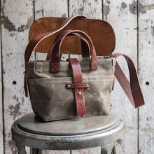 Mini Waxed Canvas Tote