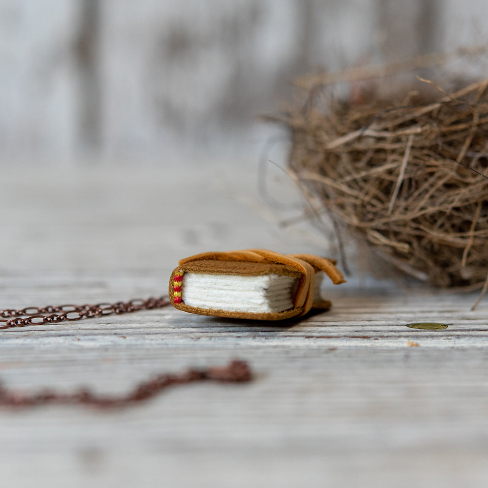 Book Necklace: Husk