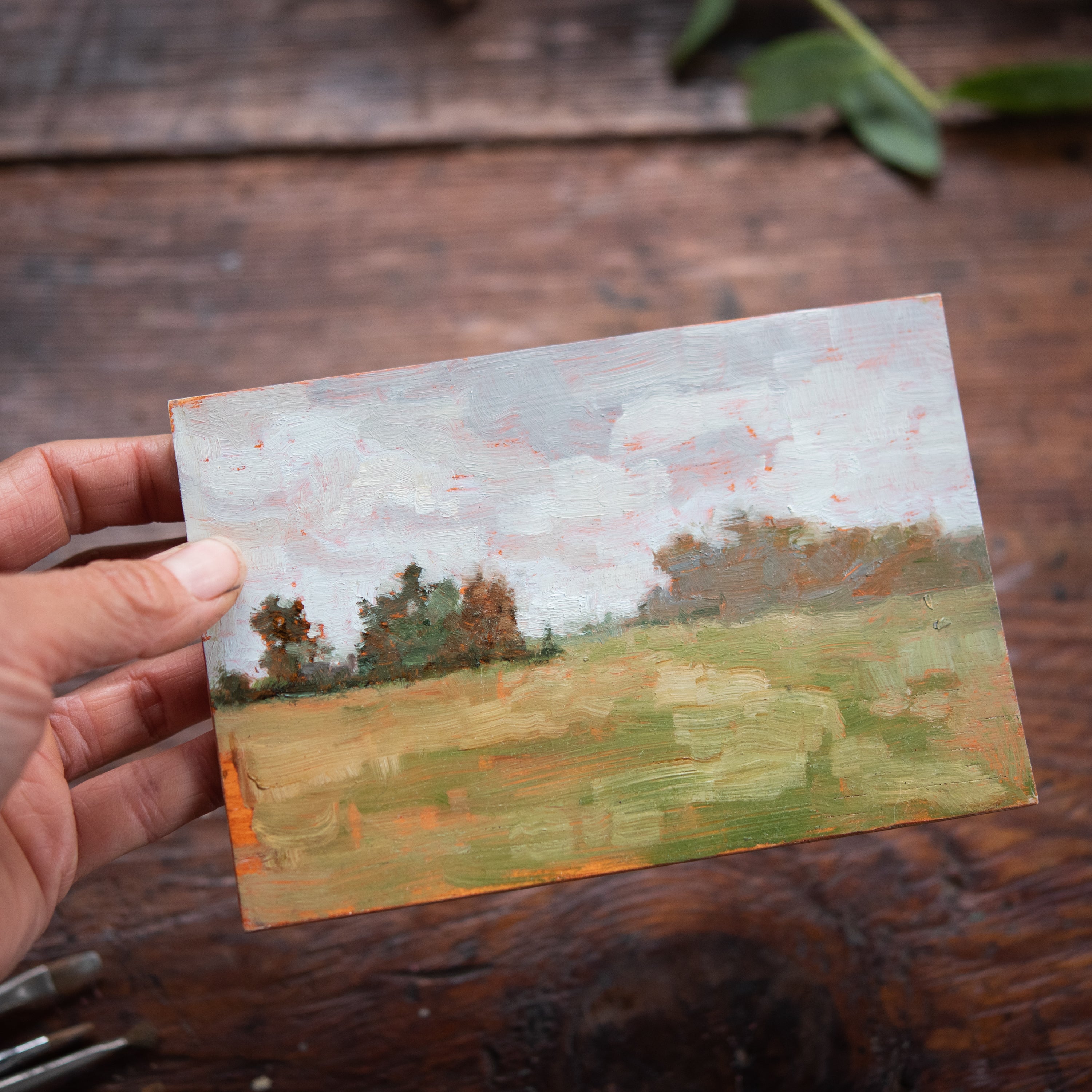 Original Plein Air Painting by Walter Kent: Okehocking, 2021