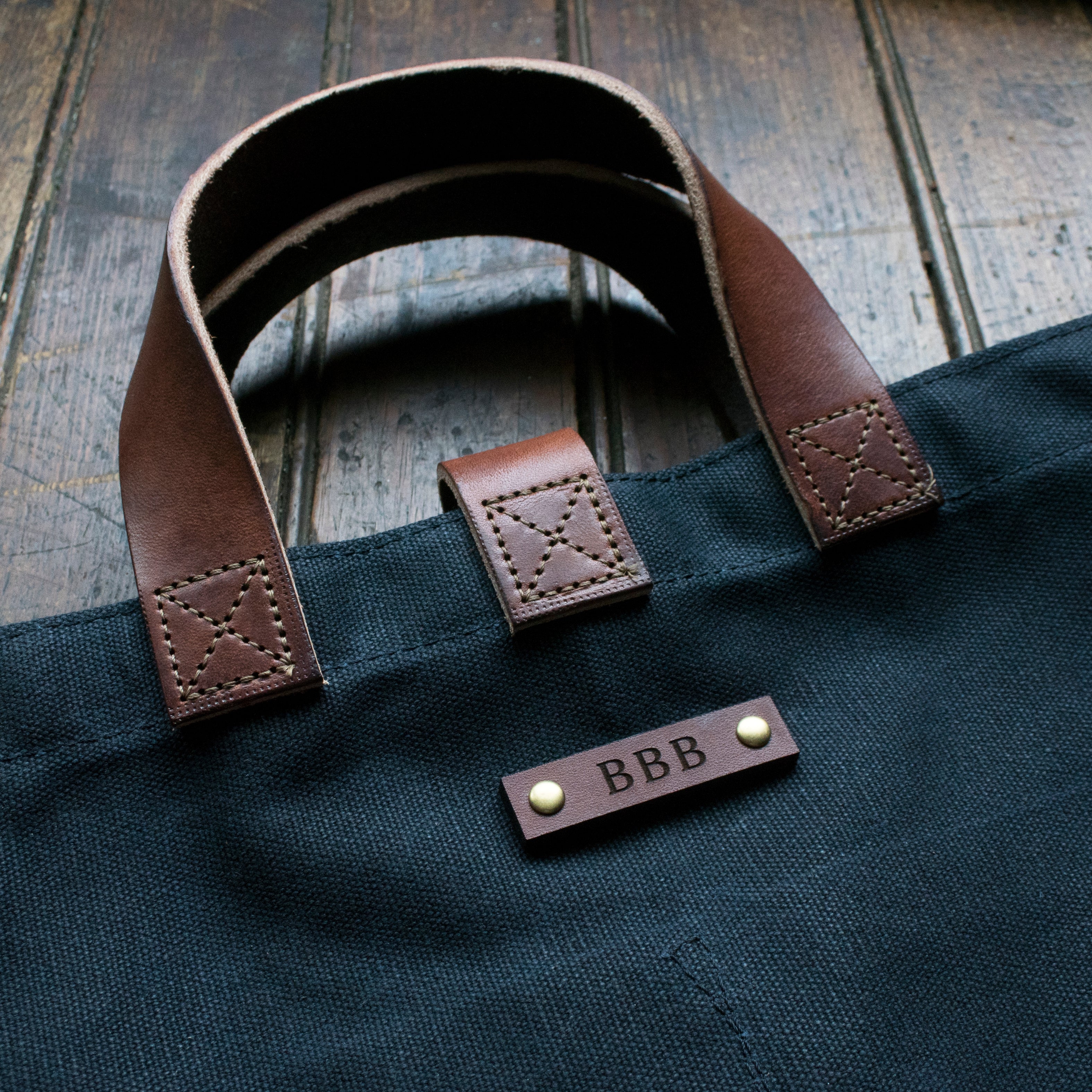 Mini Waxed Canvas Tote