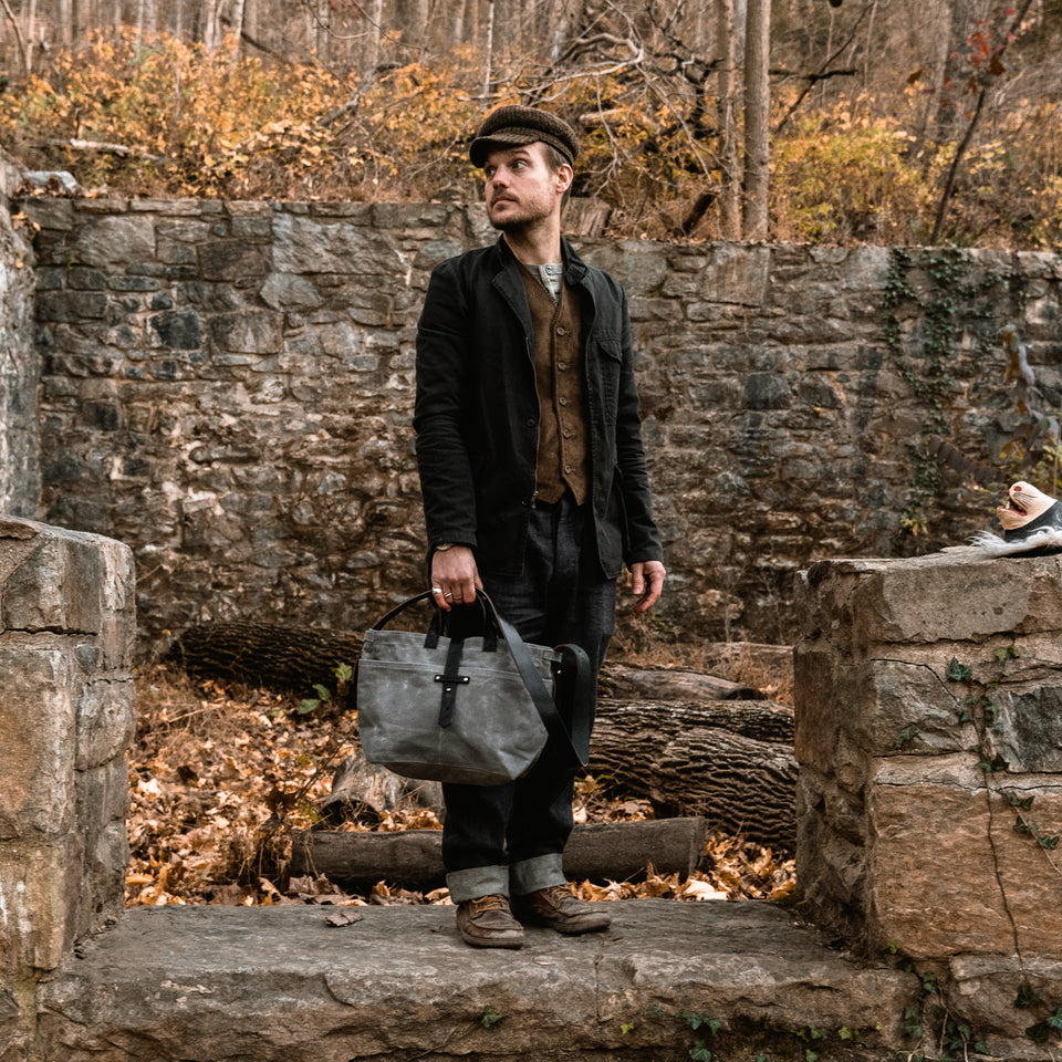 Autumn Colors: Waxed Canvas Tote